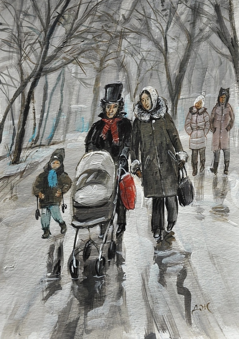 картина написана Анжелой Джерих