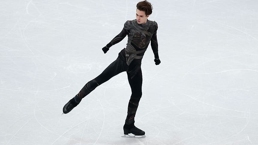 Михаил Шайдоров стал третьим по итогам короткой программы в Бостоне (2025 Getty Images)