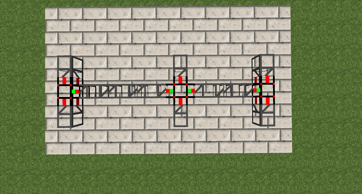 Типичное применение базовой логистической трубы - перекрёстки труб