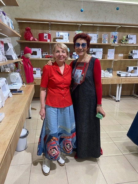 С учителем Ксенией Дмитриевой