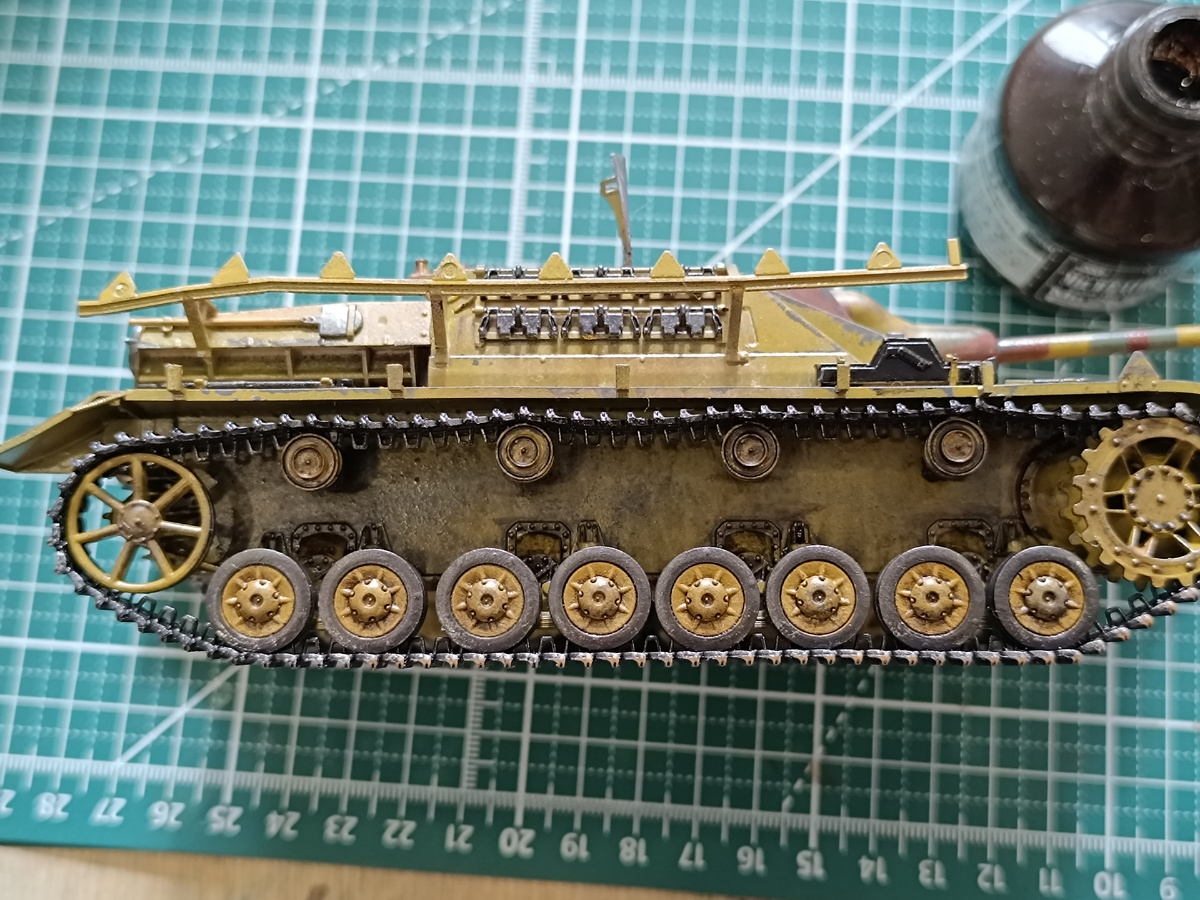 Работа смывки на примере ходовой части