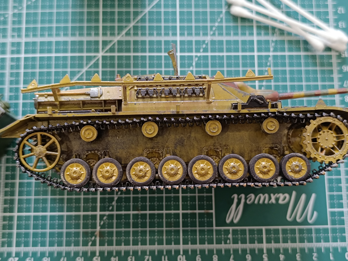 Работа смывки на примере ходовой части