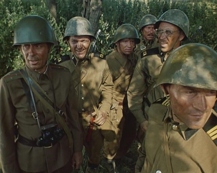 Олег Борисов, Алексей Жарков, Сергей Никоненко, Сергей Шакуров, Александр Пашутин, Петр Зайченко. Кадр из фильма "Парад планет"