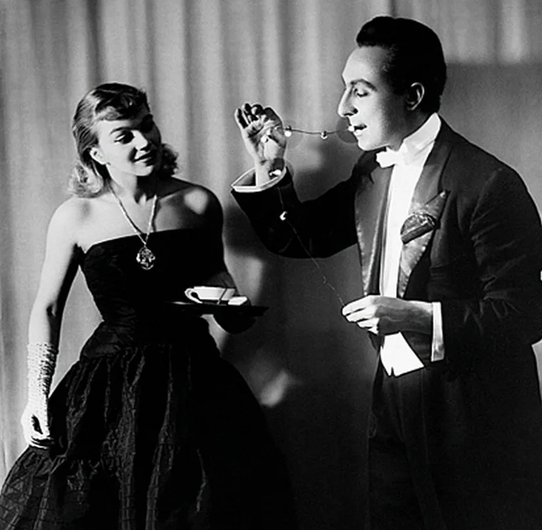 Арутюн Акопян со своей женой Лией, оперной певицей, которая была его бессменной асистенткой