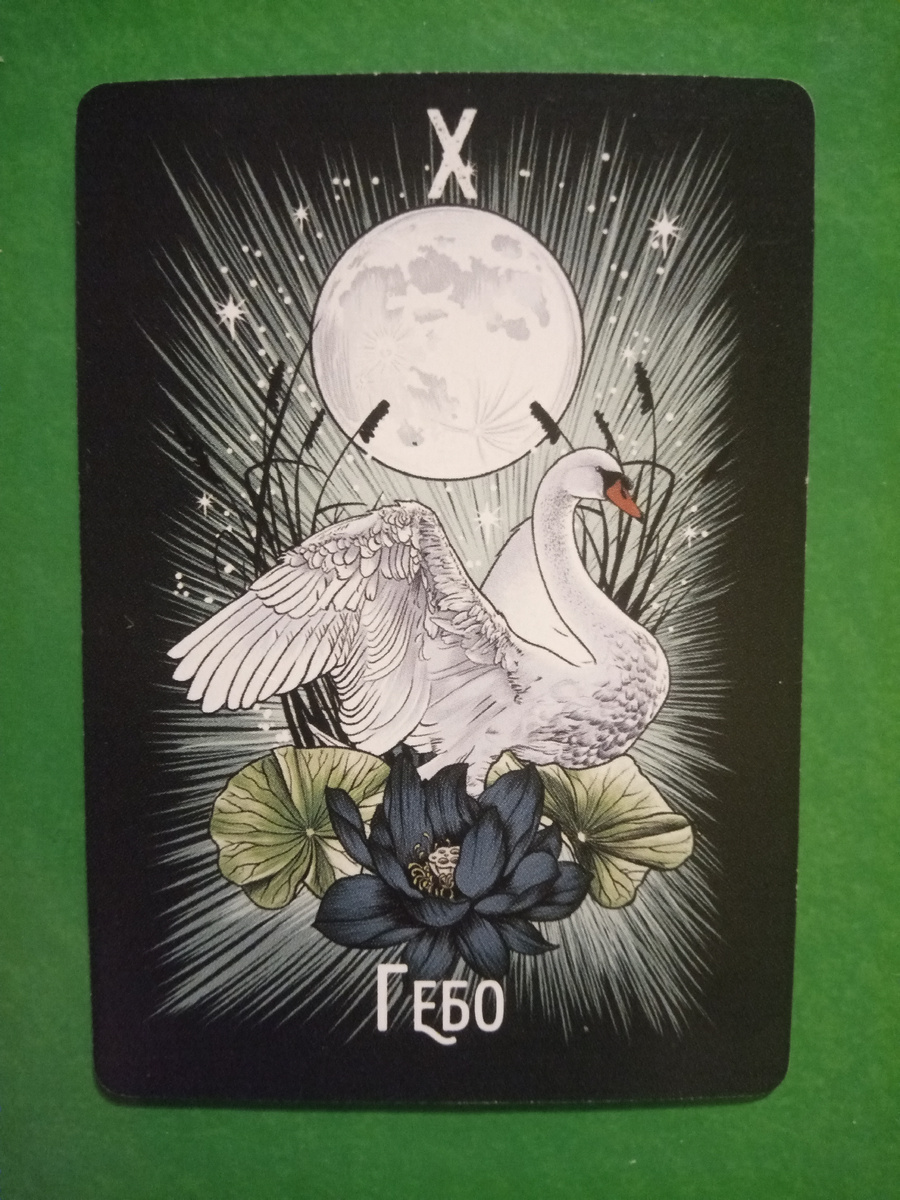 Гебо-Лебедь, колода «Фамильяры Ведьмы»
