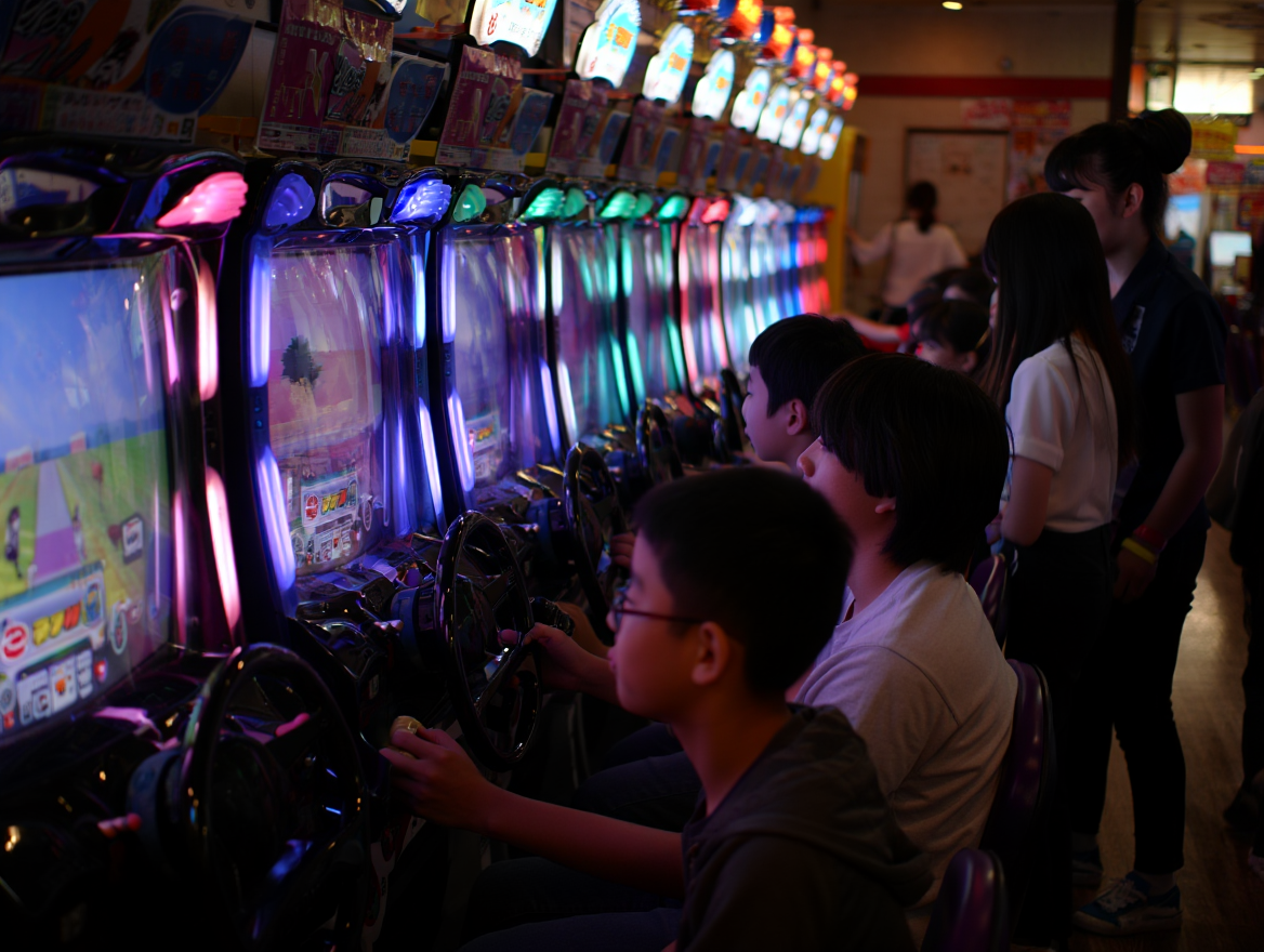 Игровой центр в Японии​. Reve.Art