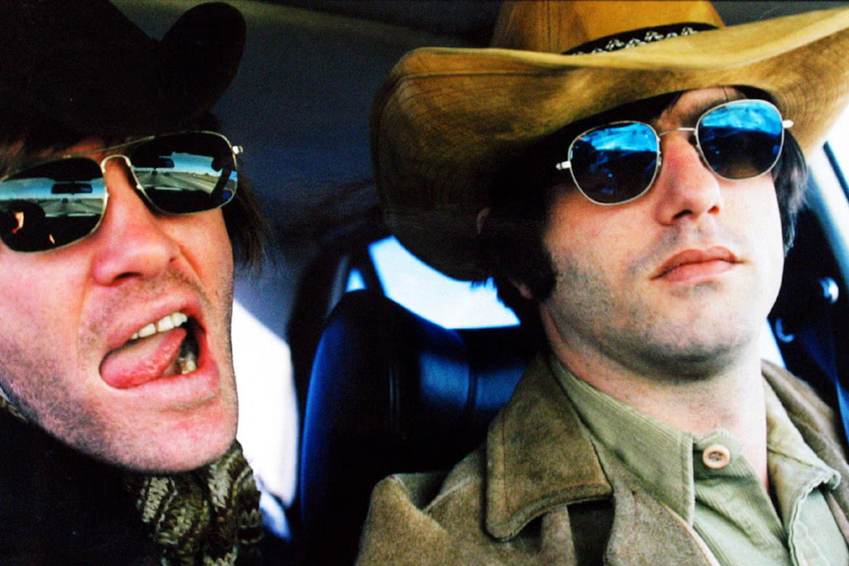 Кортни Тейлор-Тэйлор из The Dandy Warhols и Антон Ньюкомб из The Brian Jonestown Massacre в фильме «Dig!» (Келли Уайт)