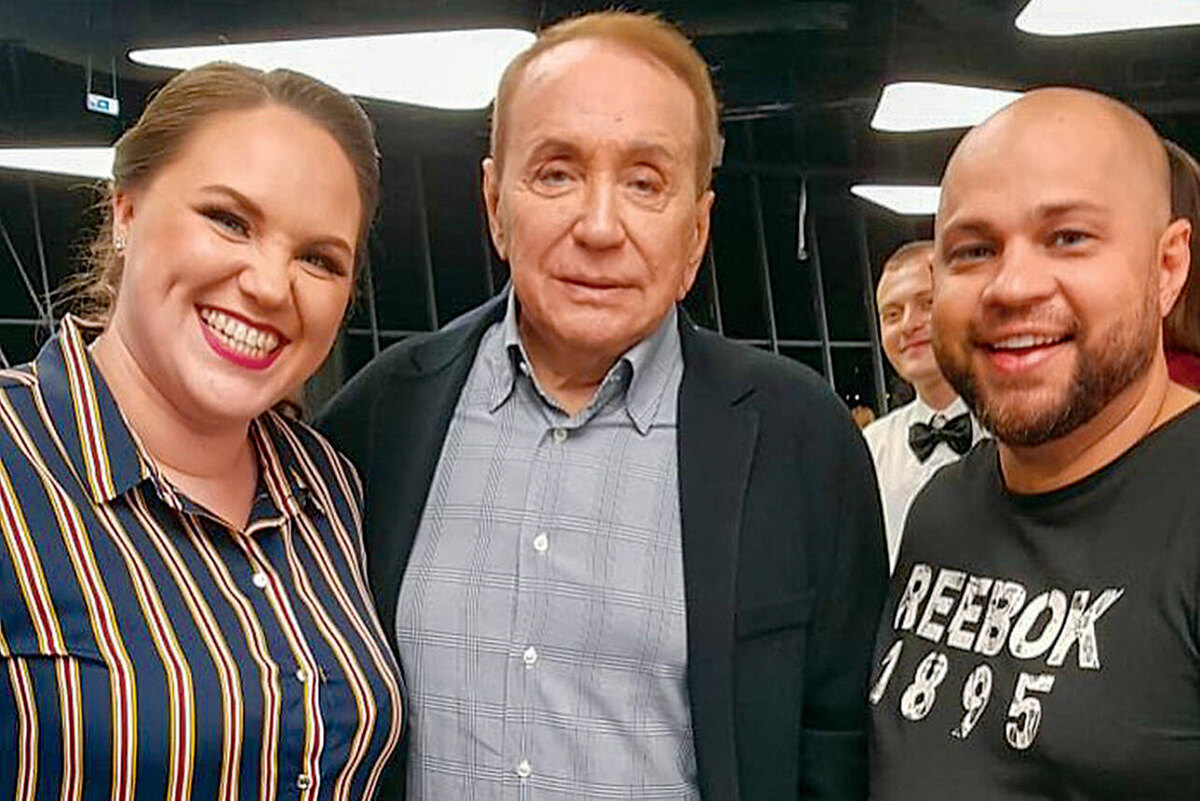    С Александром Масляковым и Романом Постоваловым из личного архива Ксении Корневой