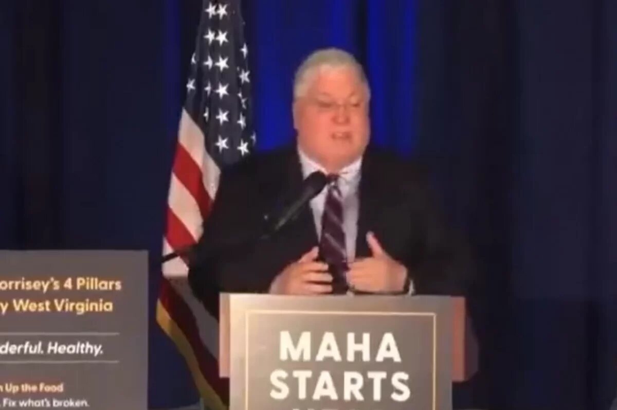    Минздрав США призвал губернатора Морриси сесть на строгую диету