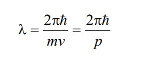 Уравнение №1. Длина волны де Бройля.