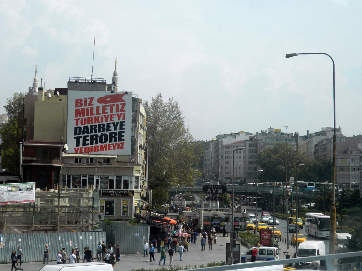 Площадь  Aksaray.. Стамбул