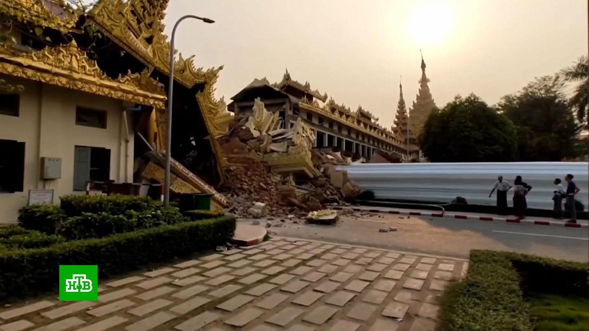    Землетрясение в Мьянме и Таиланде: спасатели под завалами ищут выживших