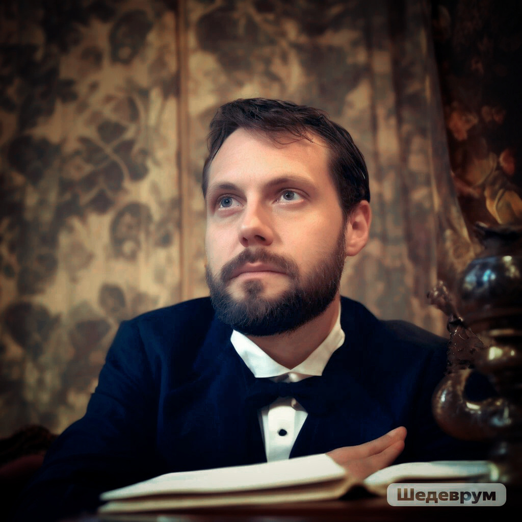 Так нейросеть Шедеврум видит автора) 