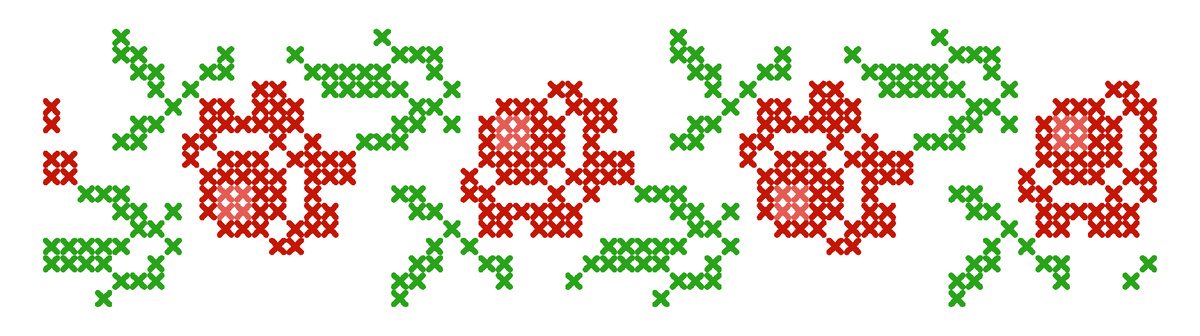 Розочки перенабор старинной схемы