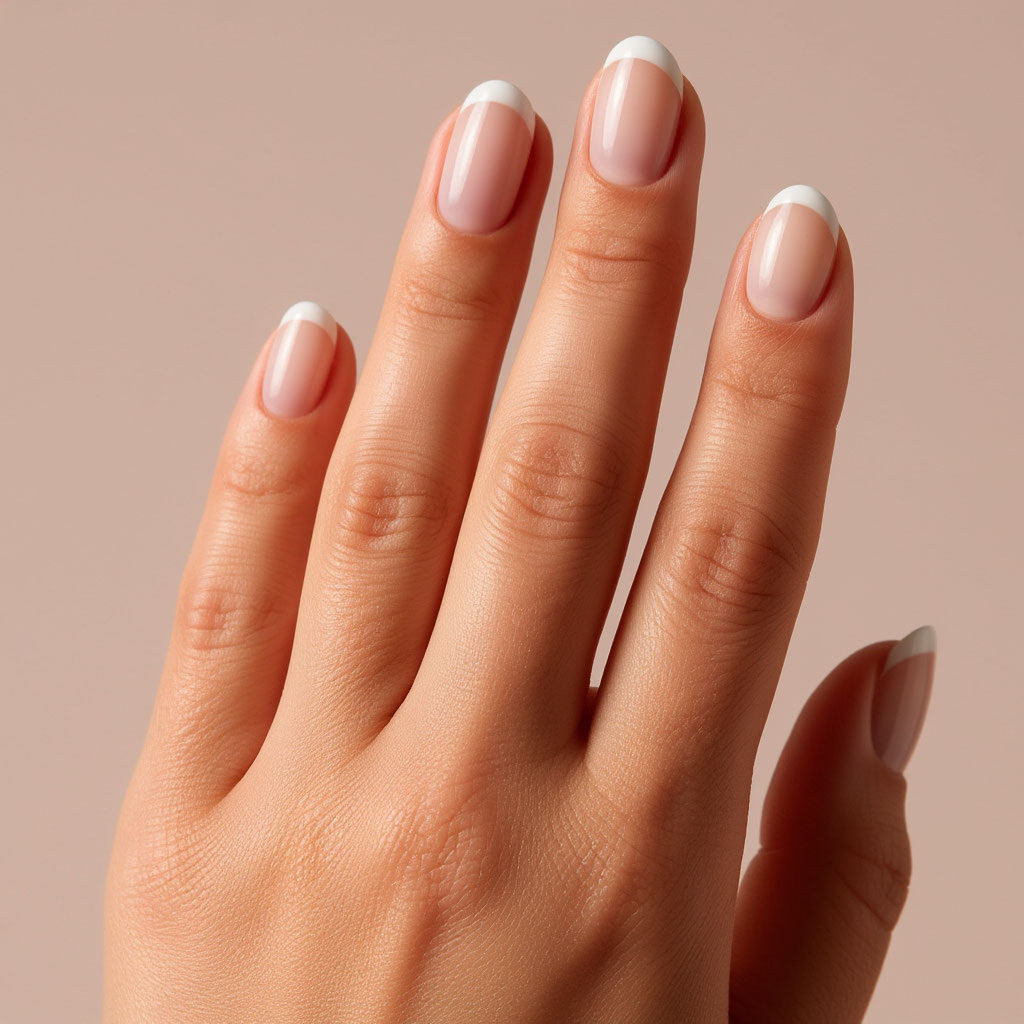 Классический френч маникюр