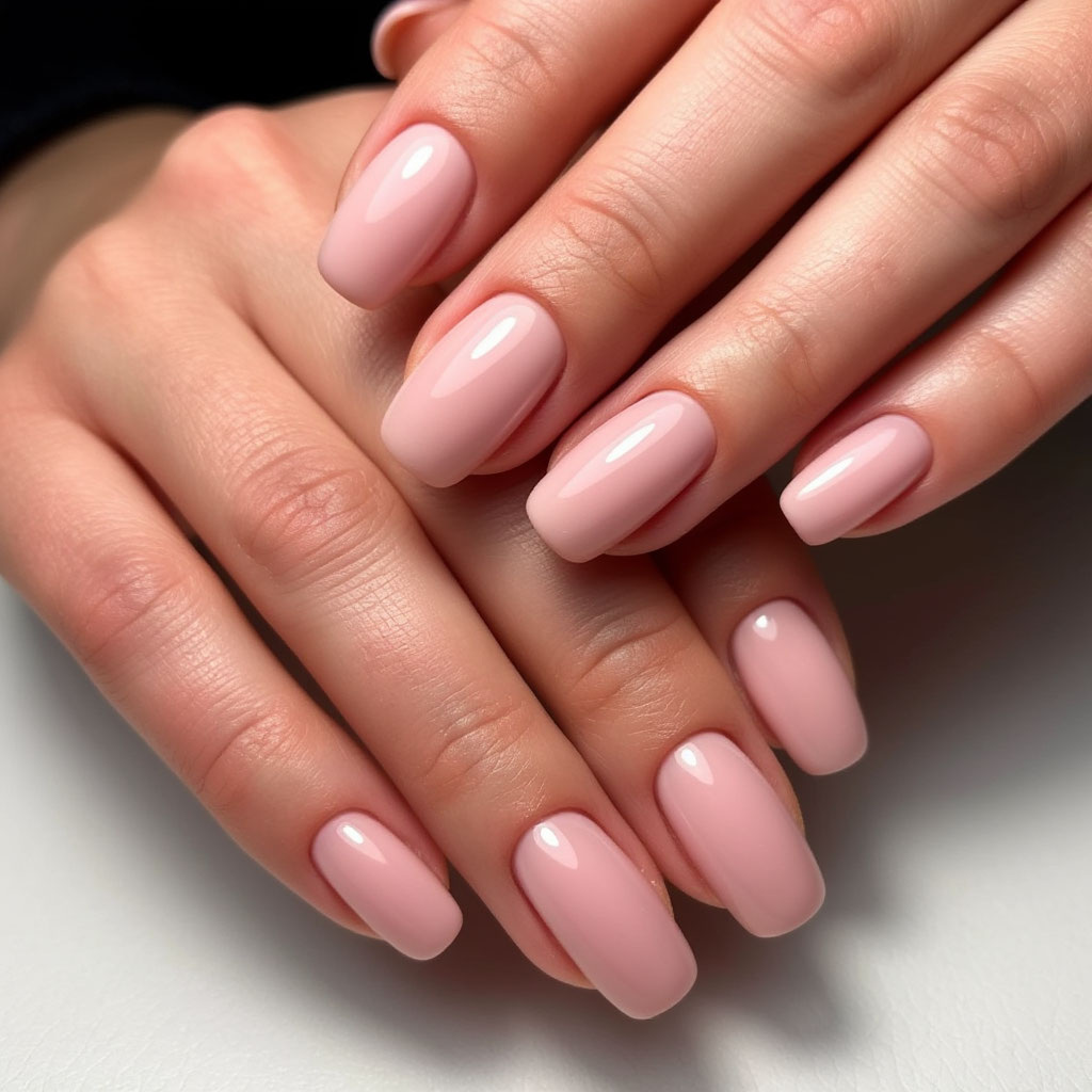 Нюдовые оттенки маникюр