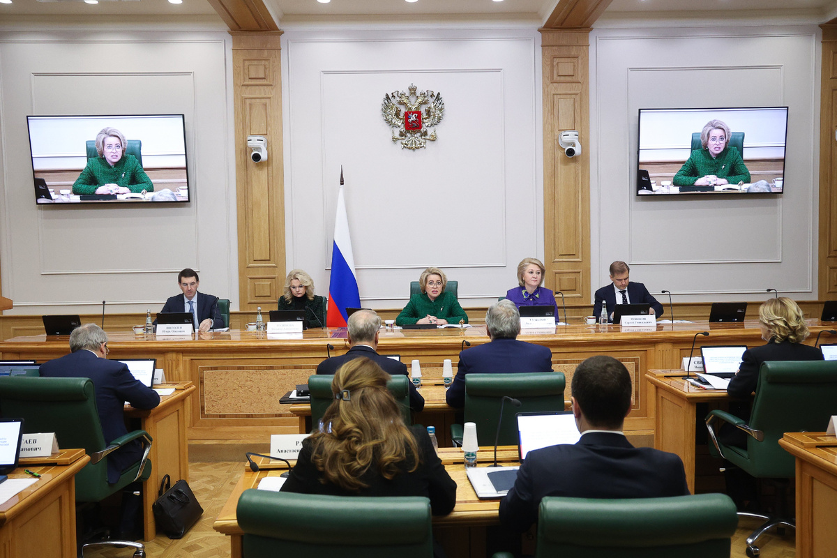 Совещание по вопросам организации работы Совета при Президенте Российской Федерации по реализации государственной демографической и семейной политики/ Пресс-служба Совета Федерации