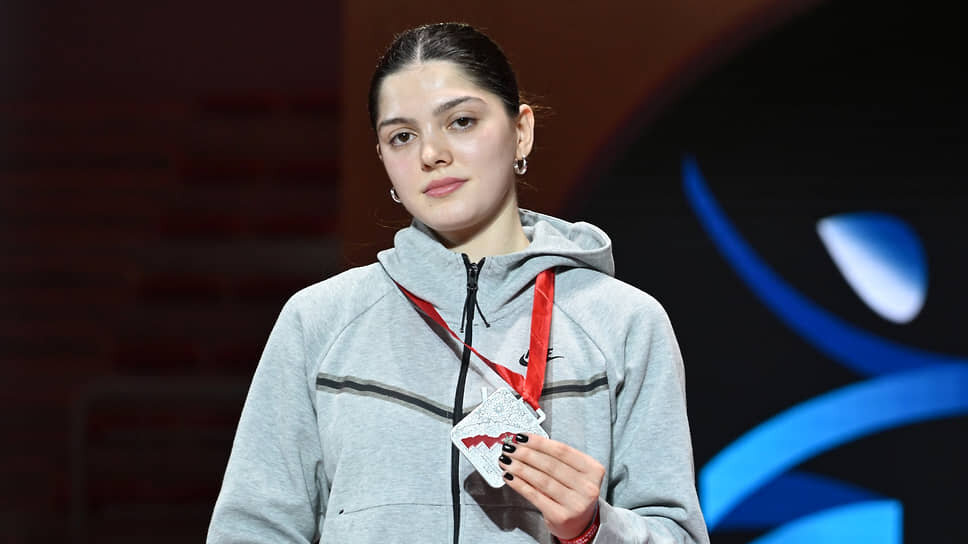Айзанат Муртазаева.📷Фото: Augusto Bizzi / @fencing_fie