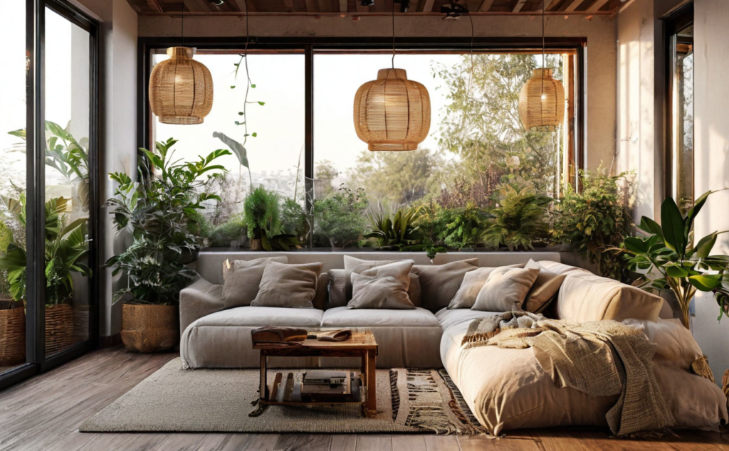    Декорирование гостиной в современном минимализме Keri