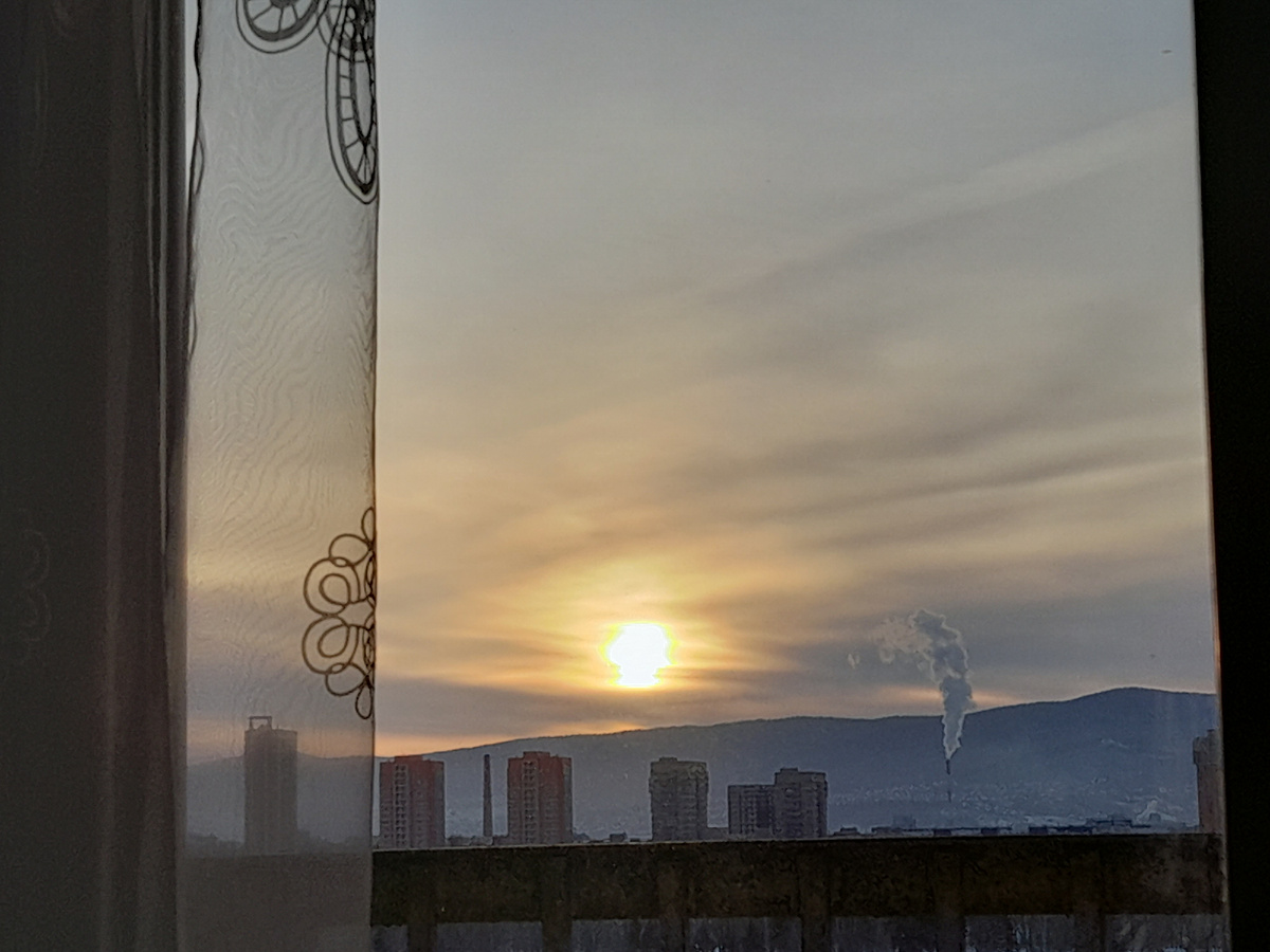 Фото автора. Вид с балкона