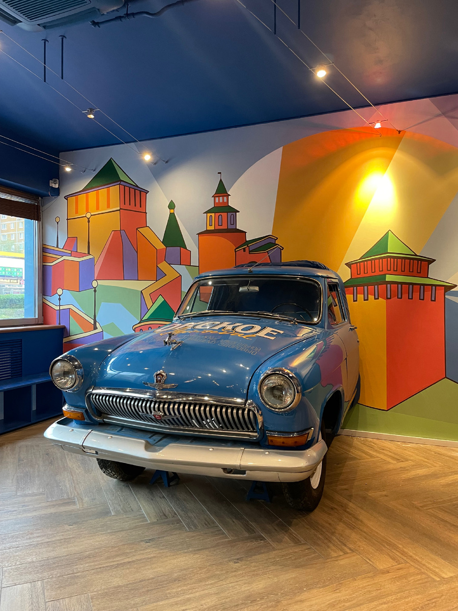 Роспись в пивоварне Волга на Окском пивоваренном заводе