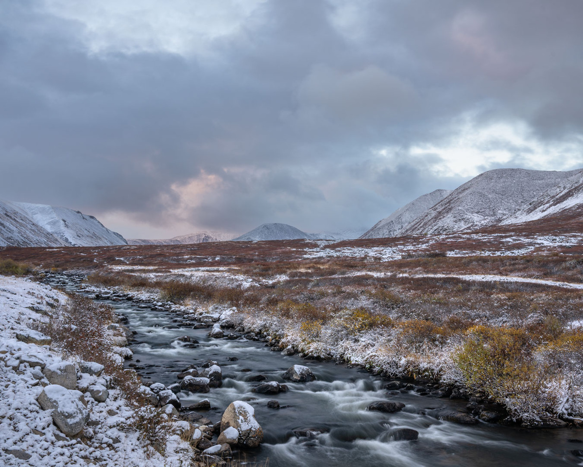 Снежное утро на Жумалы.