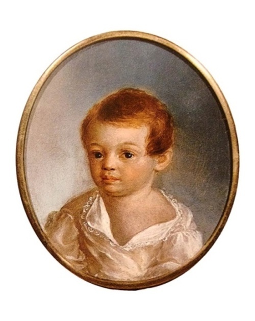 Портрет А. С Пушкина вдетстве...