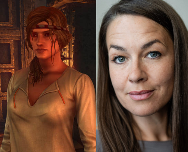 Саския (Эйри Хьюс) aka «Дева из Аэдирна». Аэдирнская воительница и дракон