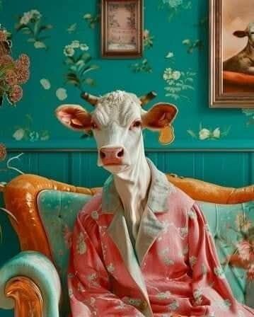 Корова в роли человека; Наделяя коровы ролью человека;  Такое может быть или нет? Сама корова этого сделать не сможет без человека? ♦ Неделя идет так медленно!! 😥 The week is going by so slowly!!😥 https://www.facebook.com/groups/590702515255484/?multi_permalinks=1195649618094101&hoisted_section_header_type=recently_seen