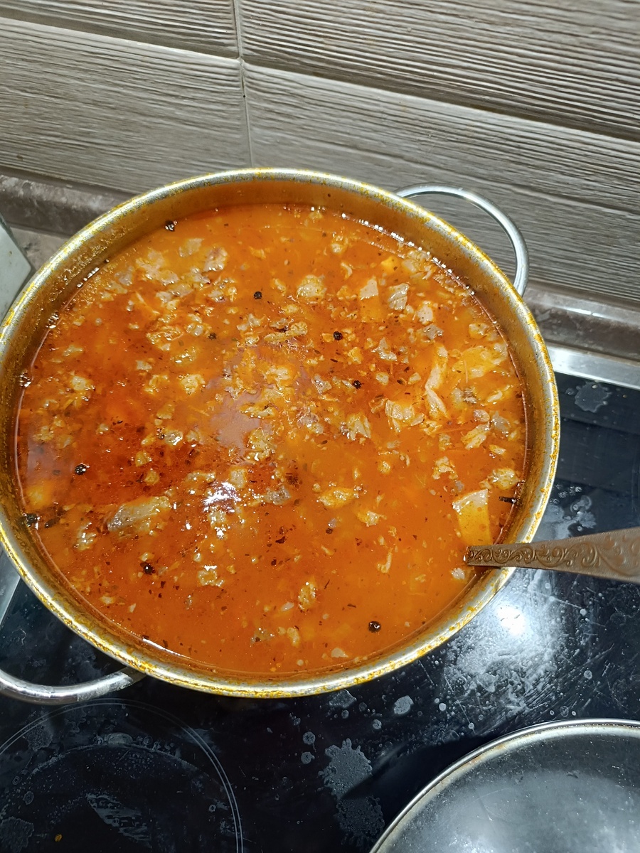 Гороховый ПП-суп с мясом