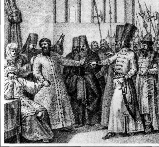 Насильственное пострижение Василия Шуйского в монахи