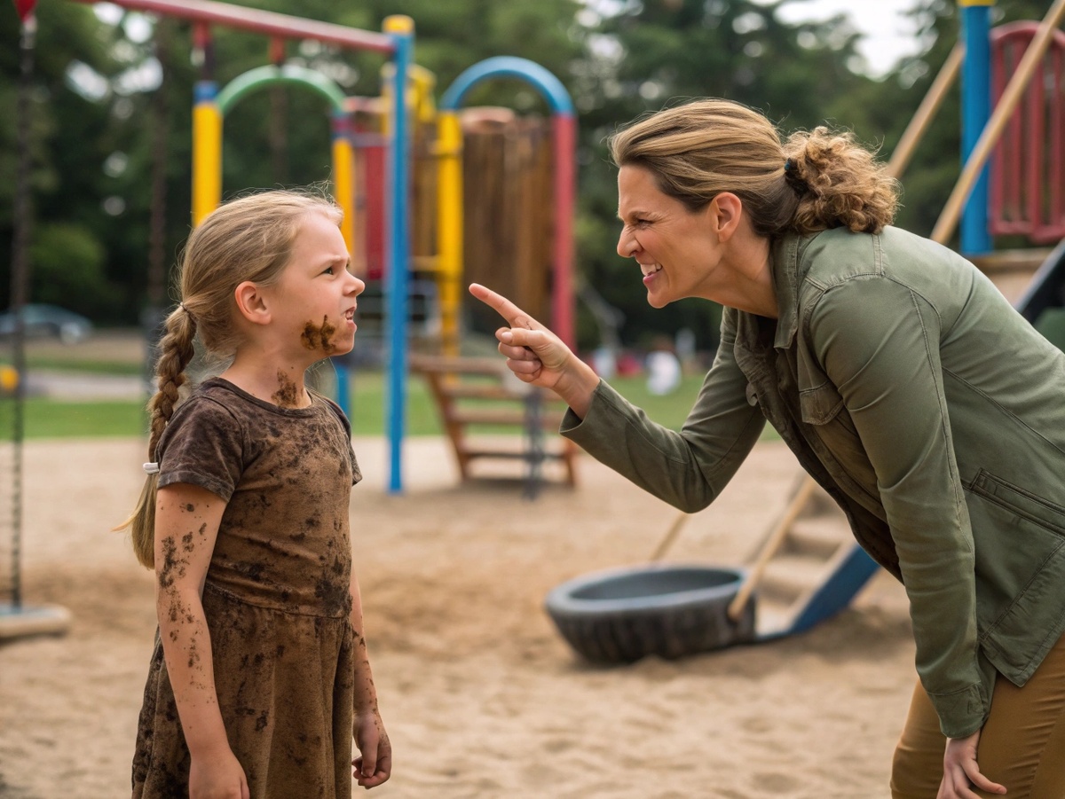 Объяснять, что дети не всегда правы обязатльно нужно, но в правильной форме.