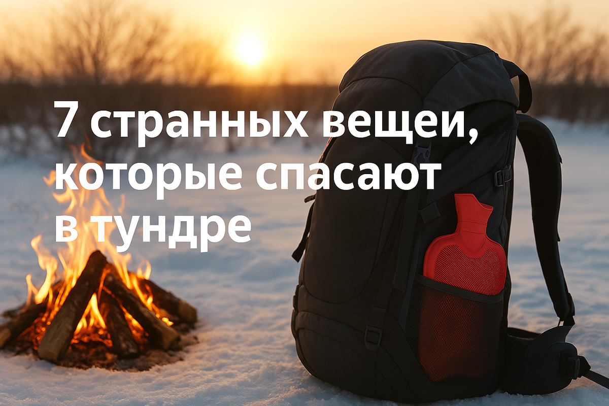 В тундре каждый элемент снаряжения имеет значение. Даже фляжка с кипятком может стать твоим лучшим другом в морозную ночь.