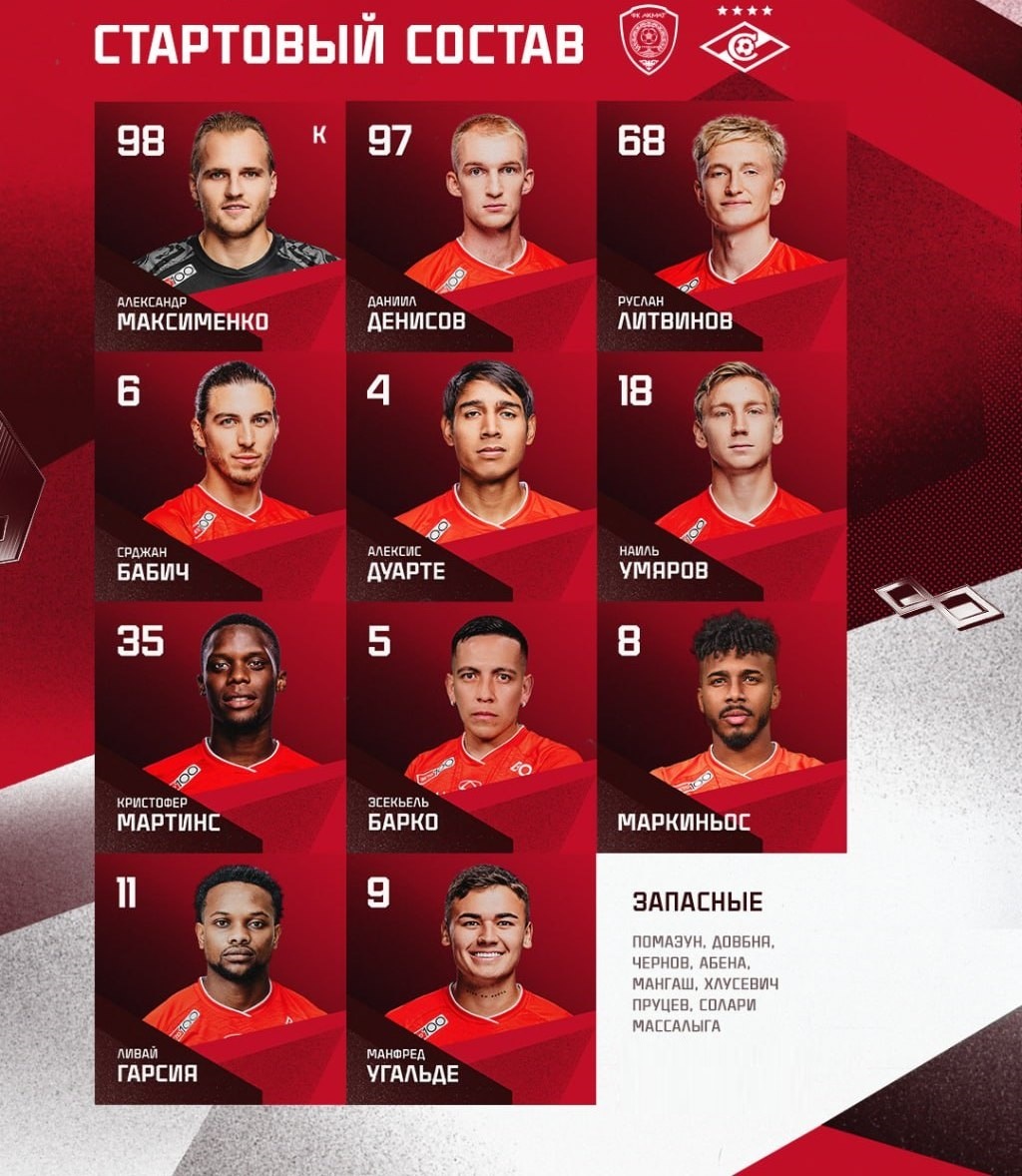 Фото из телеграм-канала "Спартака"