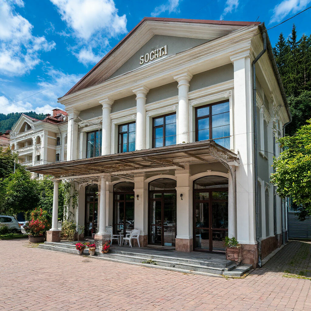 Нейросеть сделала картинку (Продавец в Сочи) 