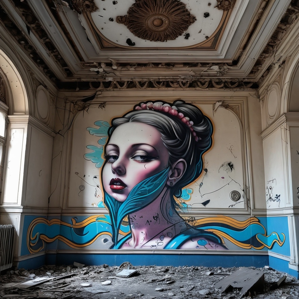 "Я рисовал тебя, ты рисовала меня
Я рисовался, и ты рисовалась тогда"(с) Промпт мой, рисовал Stable Diffusion XL.