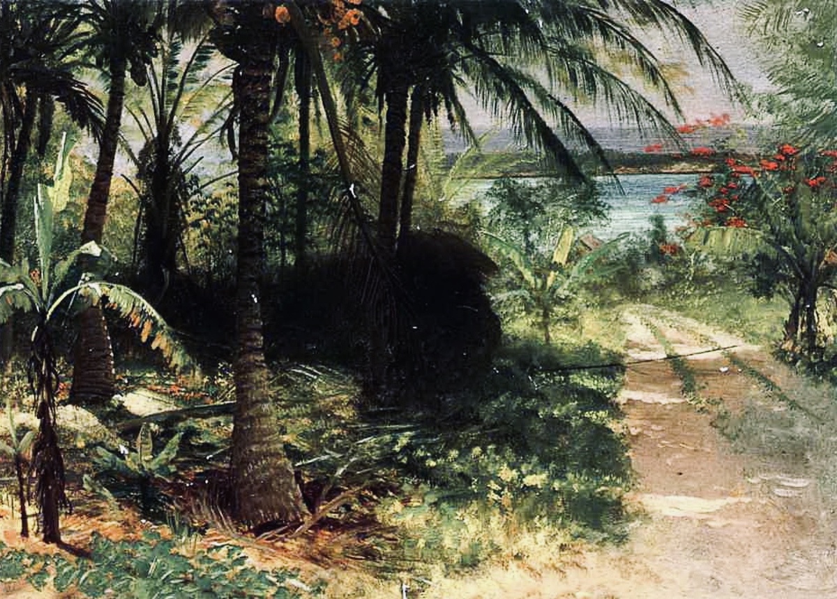 Альберт Бирштадт «Тропический пейзаж» (1870-е)
