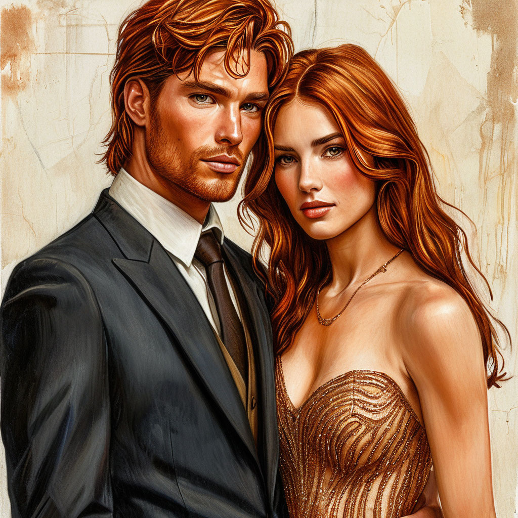 Такими Джастину и Лиона видит Шедеврум. 