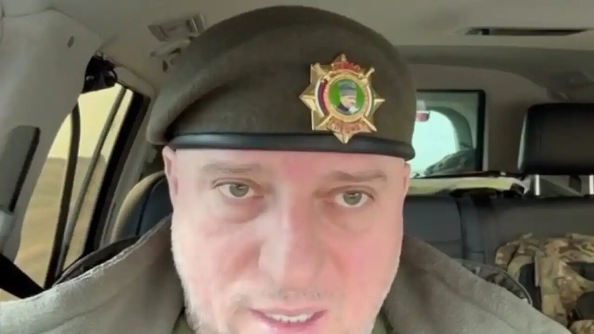    Командир спецназа «Ахмат» Апти Алаудинов.
