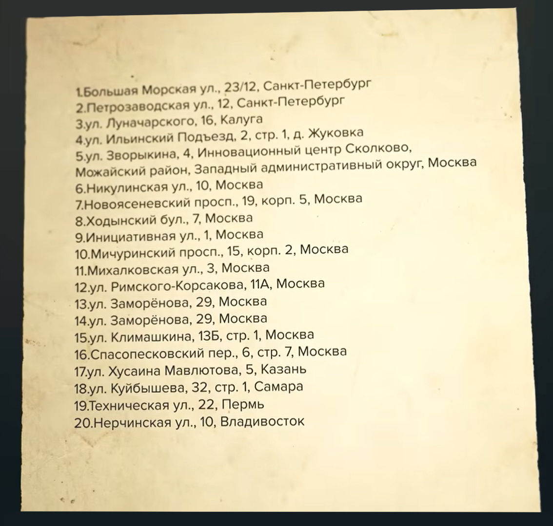 Адреса школ, пропогандирующих западную русофобскую риторику