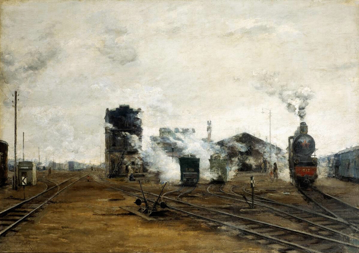 Б.Н. Яковлев "Транспорт налаживается". 1923