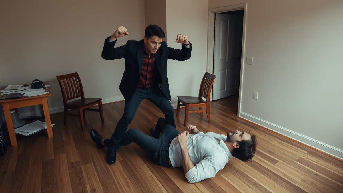 — Дим, успокойся, пожалуйста... Я сам не знаю, как так вышло...