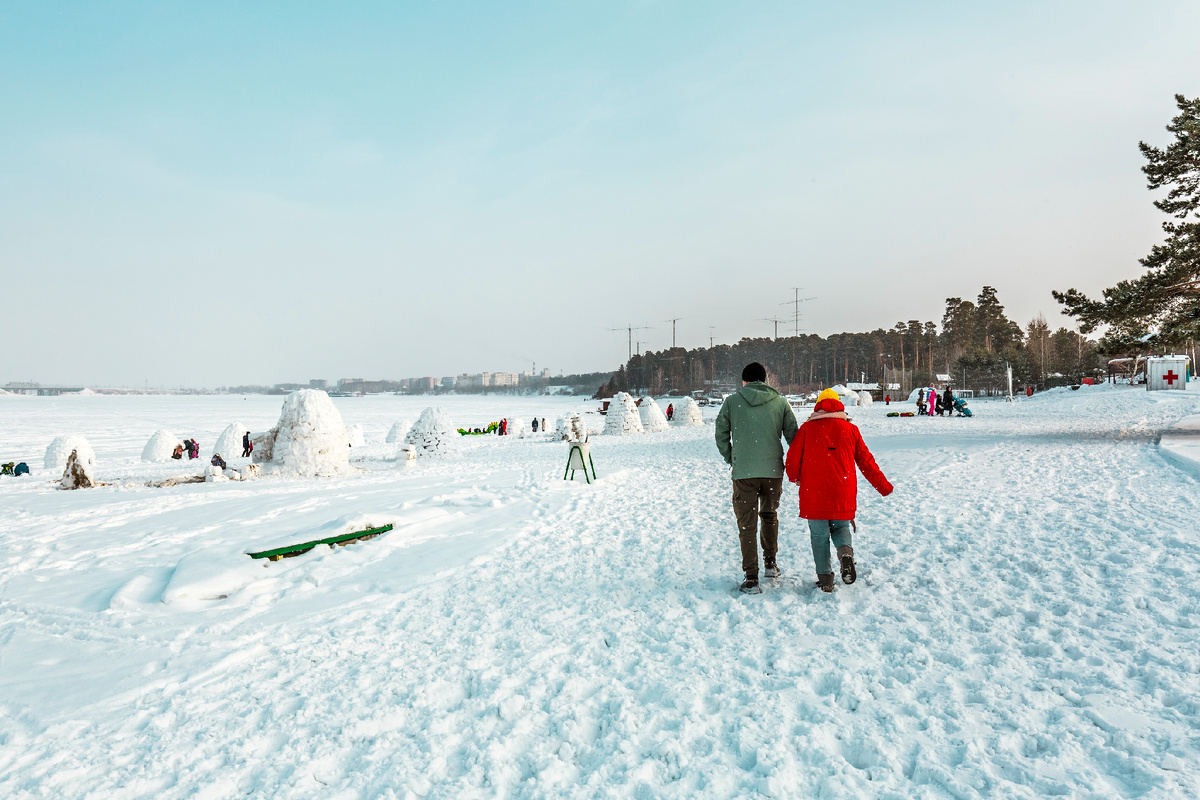 Бердск. Пляж "Дюны"