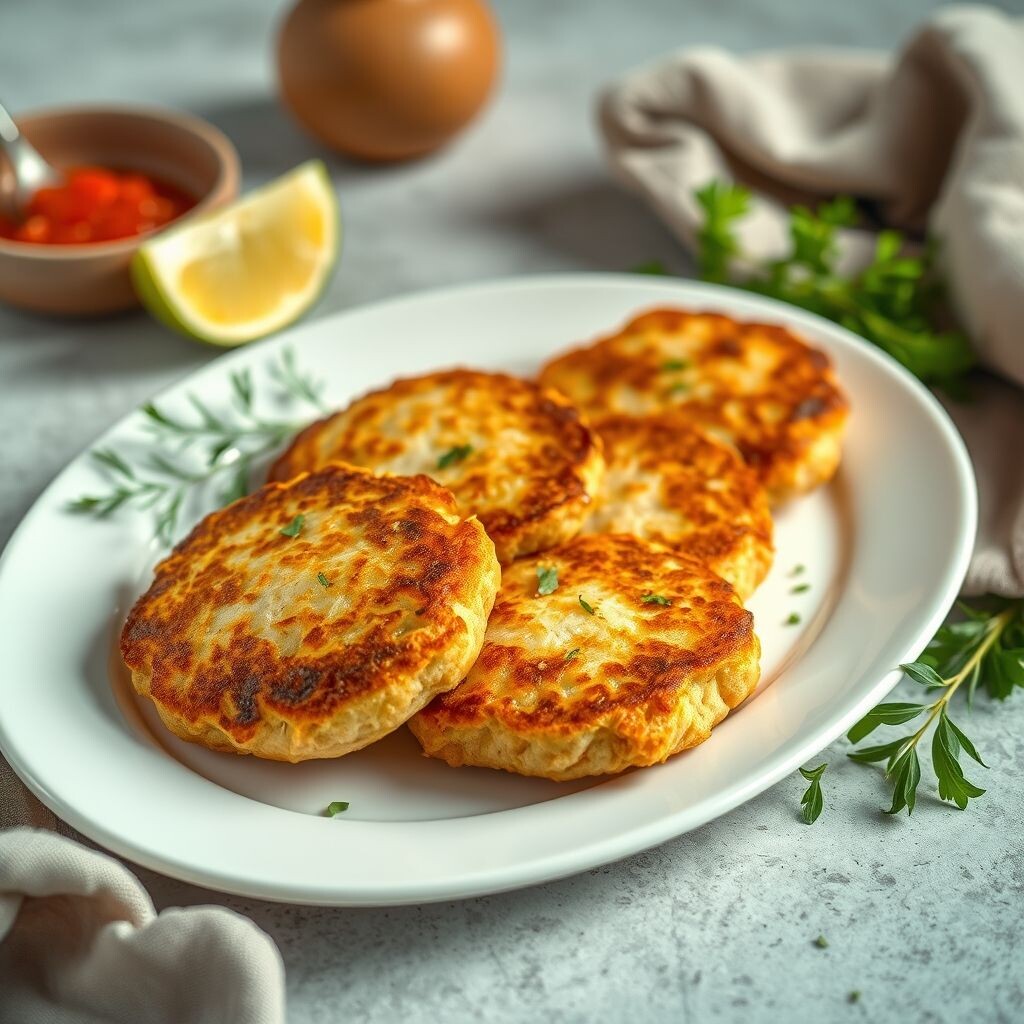 рыбные котлеты...