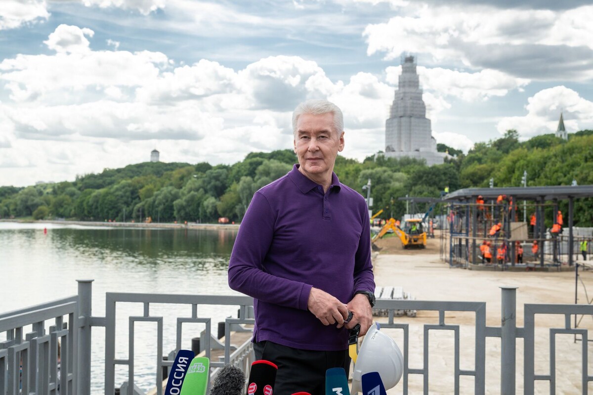    Сергей Собянин сообщил о планах по благоустройству набережных Москвы