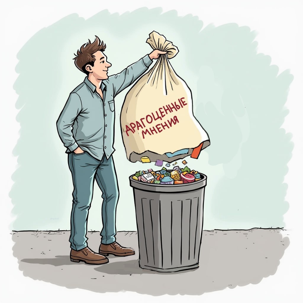 Только вы выбираете, как обходиться с мнением, которое вам пытаются навязать