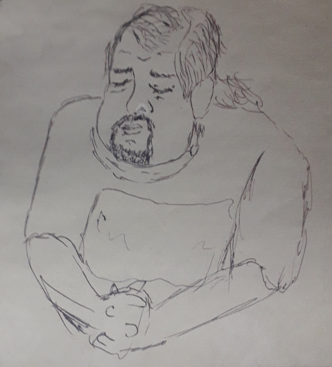 Вот таким увидел меня однажды один из моих студентов, пожелавший остаться неизвестным