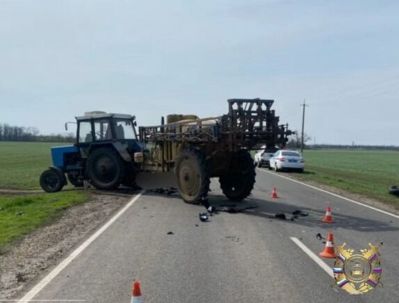    место аварии в Ленинградском районе / t.me/gibdd123region