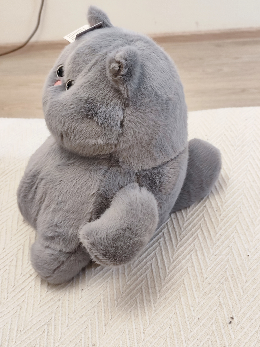 плюшевый кот пухляш с вб он просто выбрал быть счастливым возврату не подлежит 