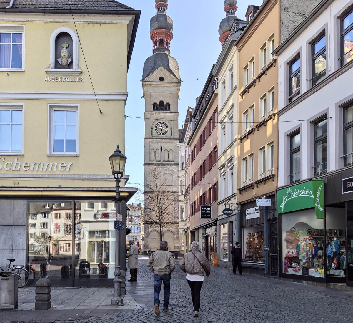 На Мюнплатц в Кобленце. Фото автора.